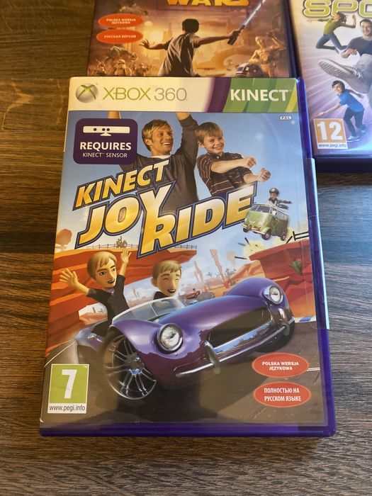 Xbox 360 Kinect Joy Ride, Fitness Evolved 2012, Sports, Star Wars!
