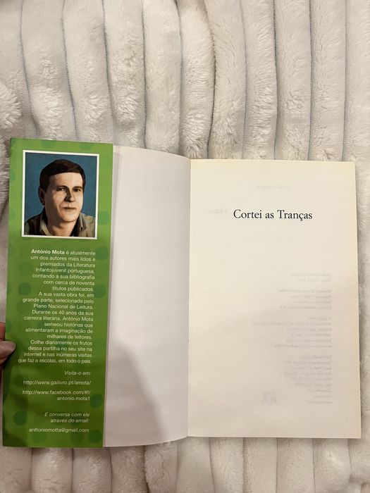 Livro Cortei as Tranças – António Mota (como novo)