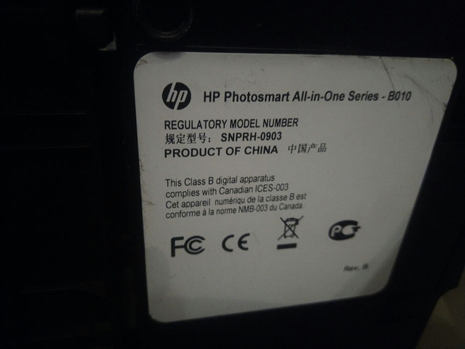 HP B010 SNPRH-0903 принтер сканер мфу.