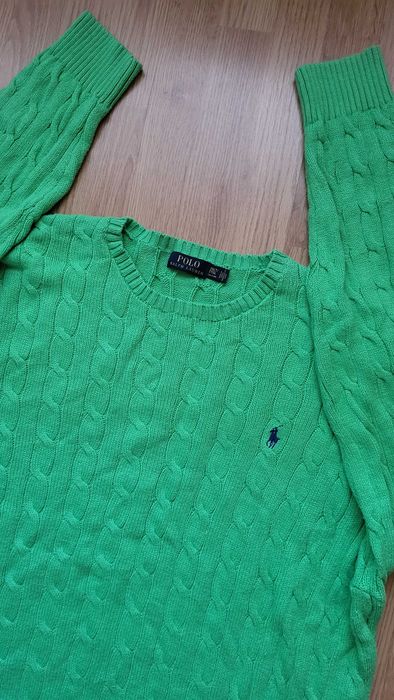 Sweter Polo Ralph Lauren warkocz