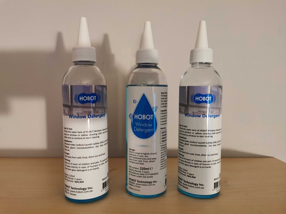 Automatyczna myjka do okien Hobot z 3x detergent