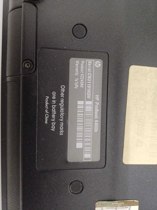 dolna obudowa do hp probook 6450B