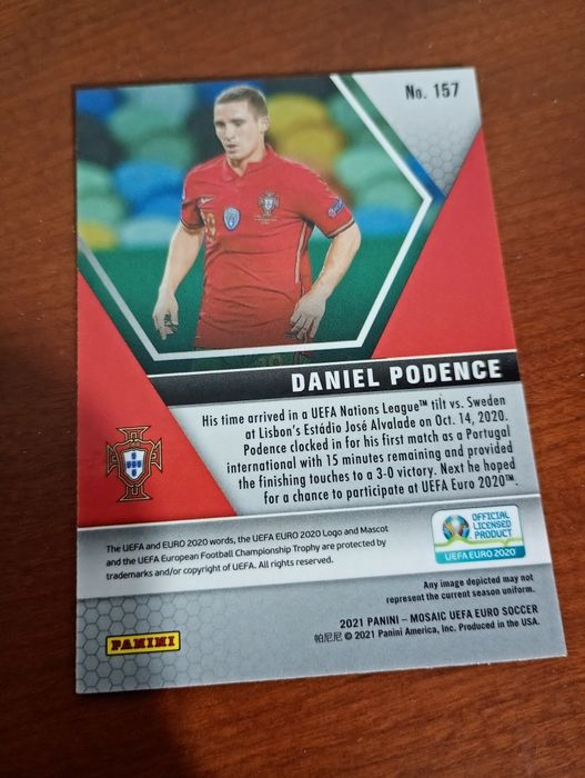 Portugal Panini Trincão Cancelo Podence Patricío Euro 2020