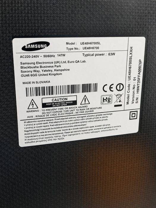 Samsung 48  дюймів  Smart TV