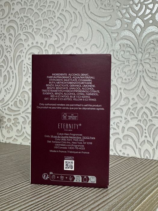 Eternity Amber Essence Parfum Intense