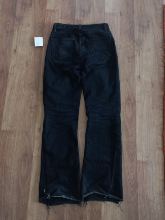 zara flared jeans bootcut drip opium archive