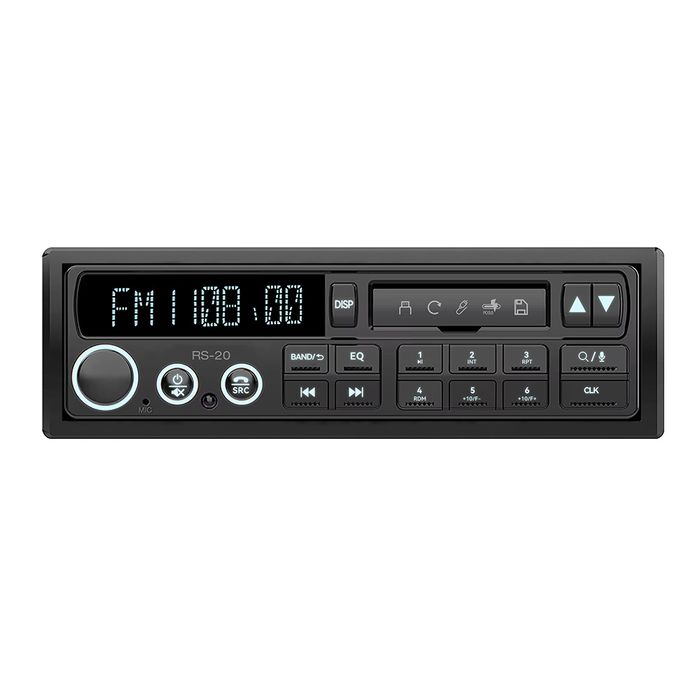 NOWE BMW Retro Radio Samochodowe 1DIN Bluetooth App USB AUX SD – 7 Kolorów Podświetlenia, Zestaw Głośnomówiący, Gwarancja