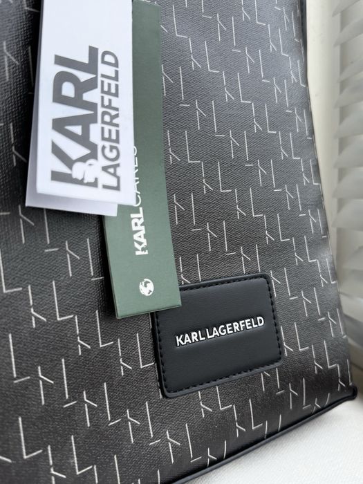 Сумка шопер Karl Lagerfeld Монограмна Карл Лагерфельд