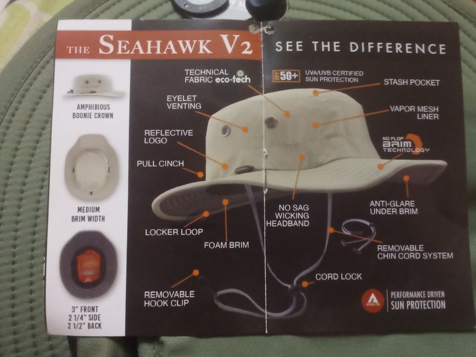 солнцезащитная шляпа Shelta Seahawk V2. 
Это современный тактический