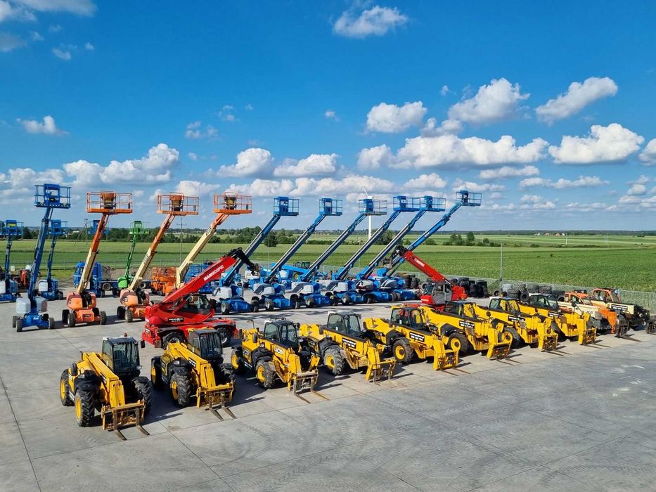 Wynajem ładowarki teleskopowej wynajem ładowarek Manitou JCB
