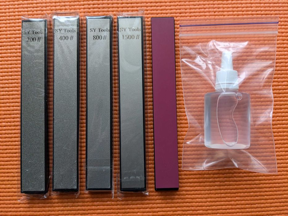 Алмазні бланки SY Tools + камінь 3000гріт + сож. для точилки ножів