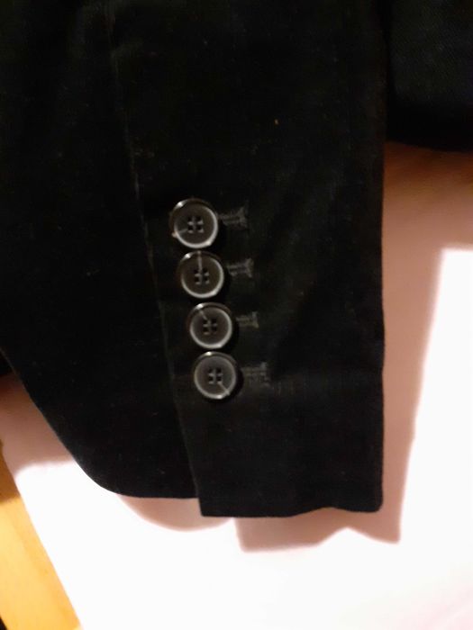 Casaco preto bombazine Zara M