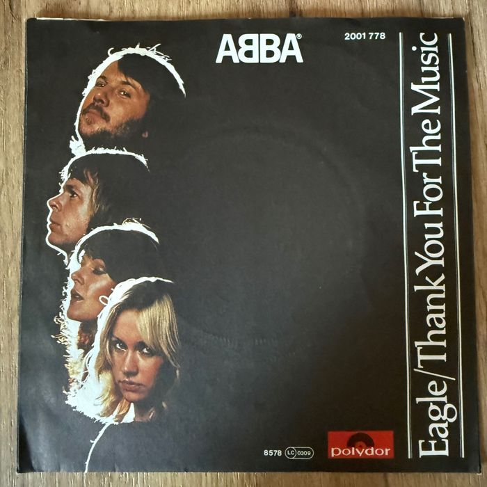 Abba - Eagle / Thank You For The Music — Winyl Single Play 7" — 1977