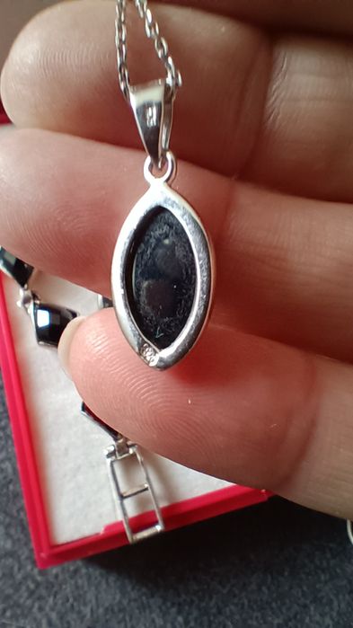 Zestaw biżuterii srebrnej 925+gratis