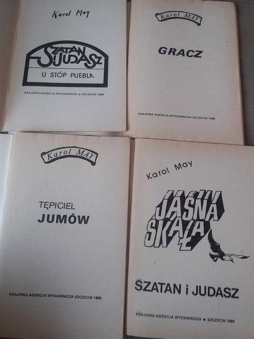 Zestaw zeszytów Karol May  Krajowa Agencja Wydawnicza