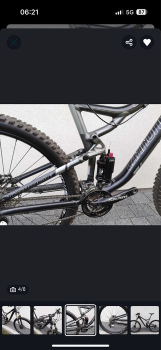 Rower MTB Cannondale Trigger kola 29" full suspension