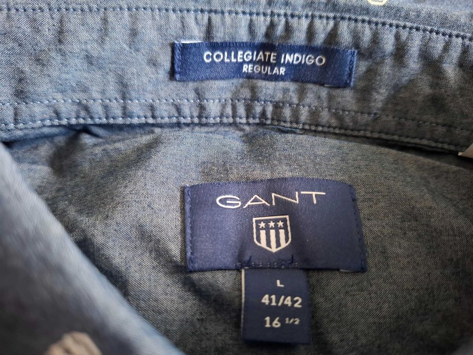 Camisa nova "Collegiate Indigo" GANT 41/42 / L