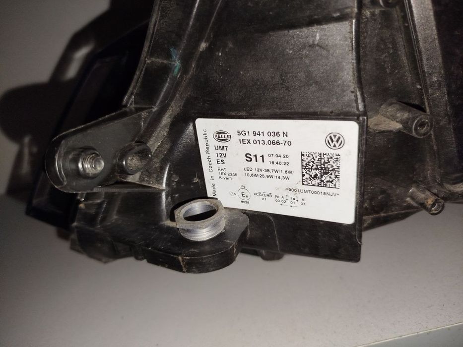 VW golf 7 e-golf 7 фара vw E-GOLF