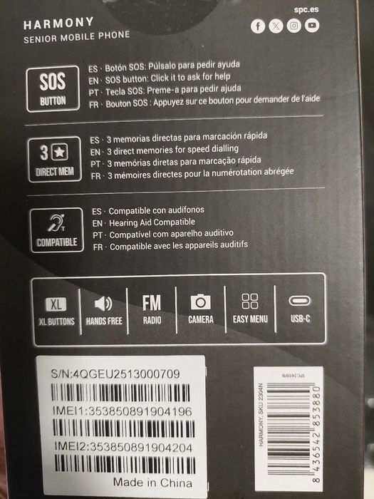 Telemovel SPC Harmony