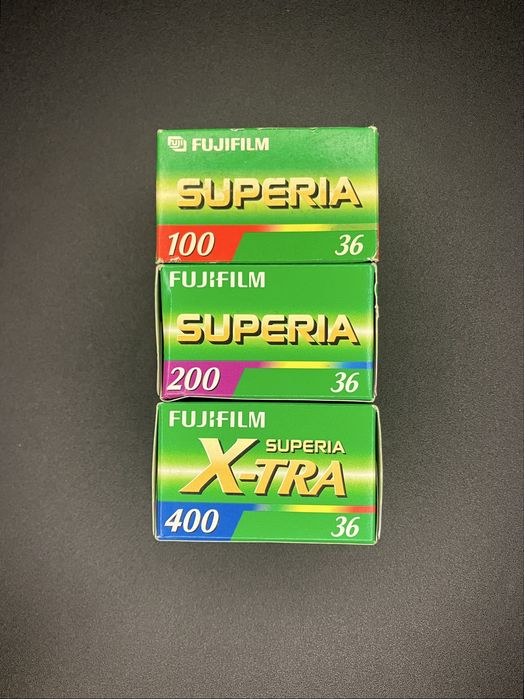 Фотоплівка протермінована  35 mm. Fujifilm Superia 200, Polaroid One 200, APS  формат.