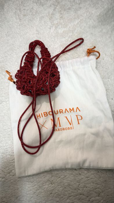 Mini bolsa vermelha