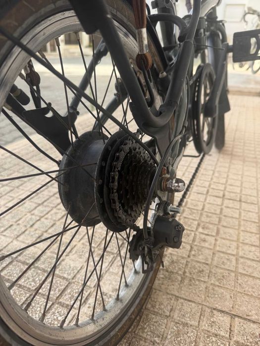 Bicicleta elétrica dobrável Decathlon E-Fold 500 + 3 câmaras novas