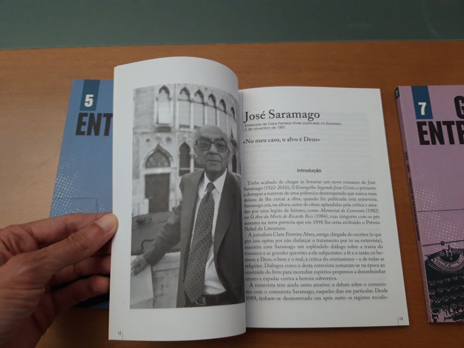 Colecção "Grandes Entrevistas da História" do Expresso (volumes 5/6/7)