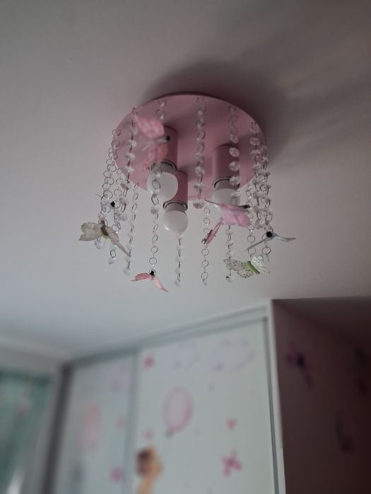 Lampa sufitowa dla księżniczki