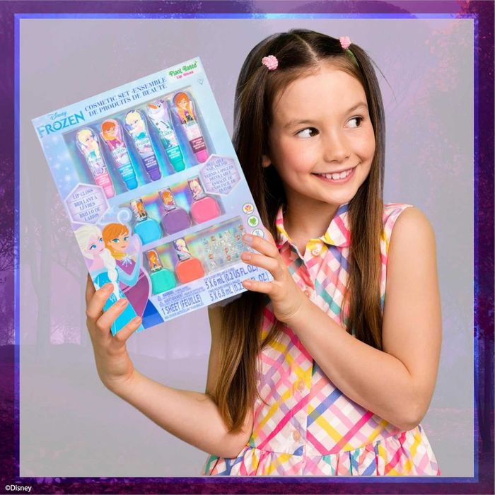 Набор косметики Disney Frozen 2 Sparkly для девочек блеск лак наклейки