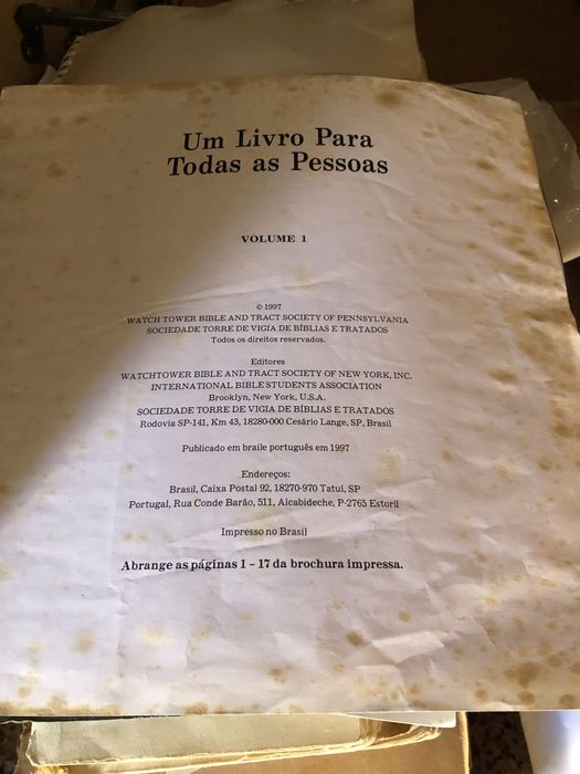Livros  em Braile lote