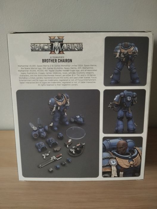 ゲームキャラクター JoyToy Warhammer 40k SM2 Brother Chairon JOYTOY Figurka 1/18 Warhammer 40K Spacemarine Ultramarines