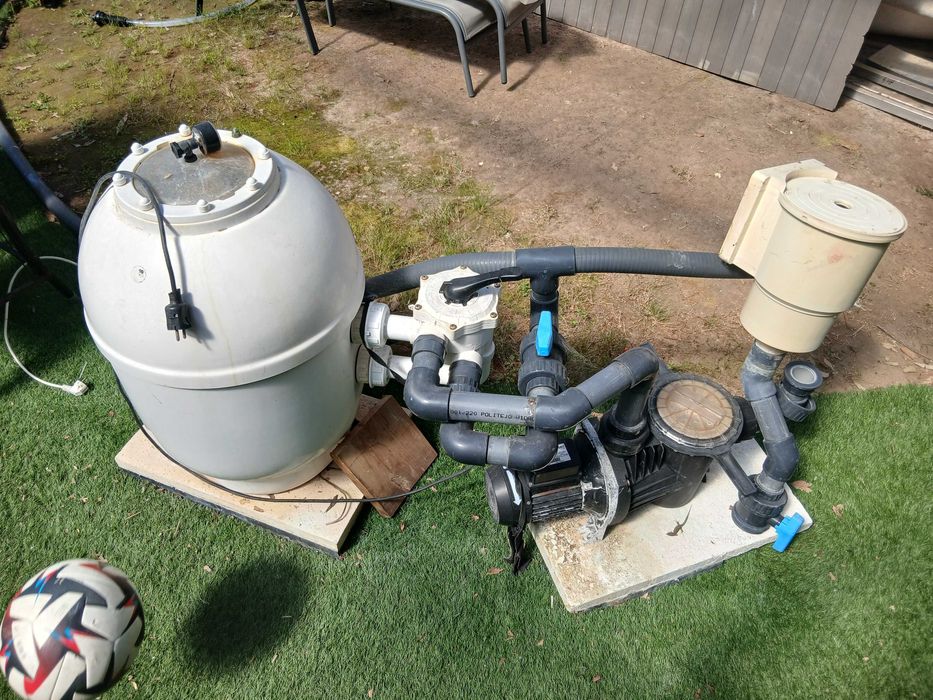 Bomba, Filtro areia e Skimmer