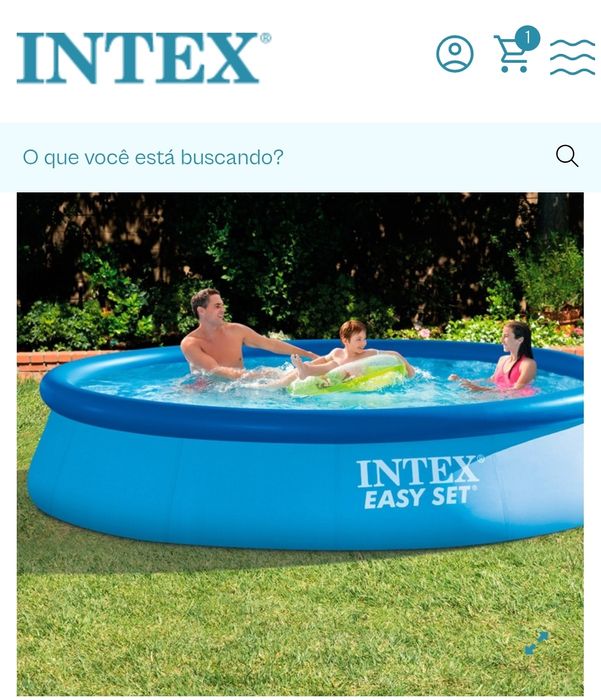 INTEX Piscina inflável circular Easy Set de 3,6 m