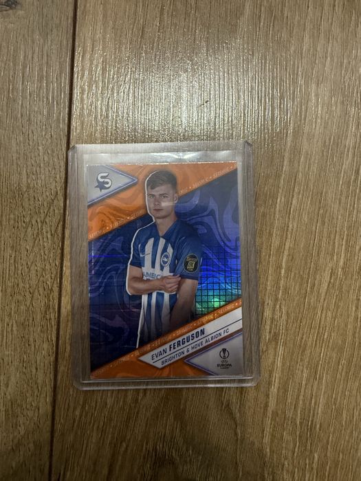 Topps Superstars 2023-24 Evan Ferguson Brighton /25 pomarańczowy