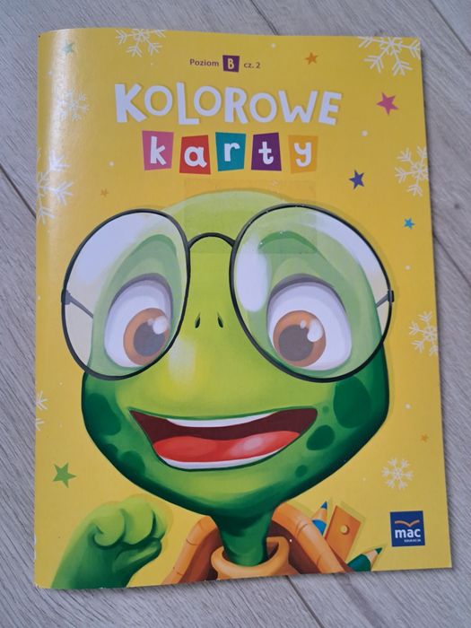 Kolorowe Karty MAC poziom B 5-latki podręcznik cześć 2
