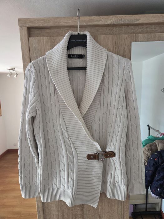 Sweterek Ralph Lauren warkocz