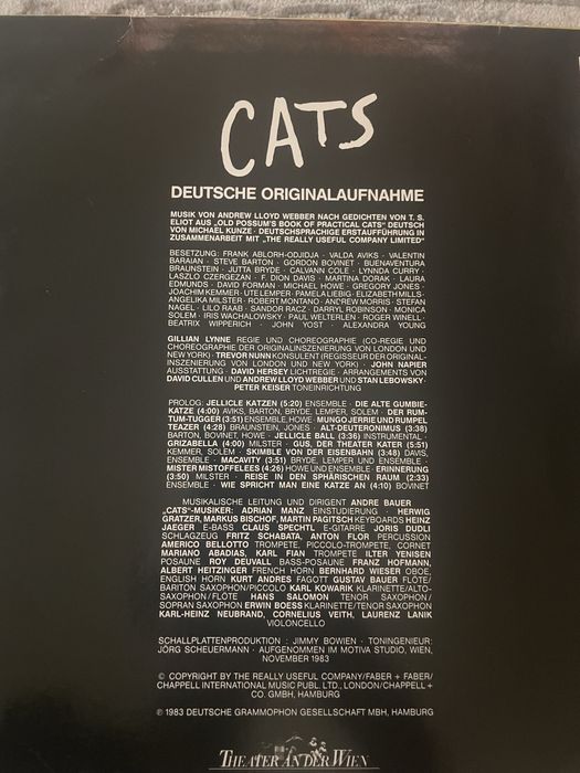 Płyta winylowa cats