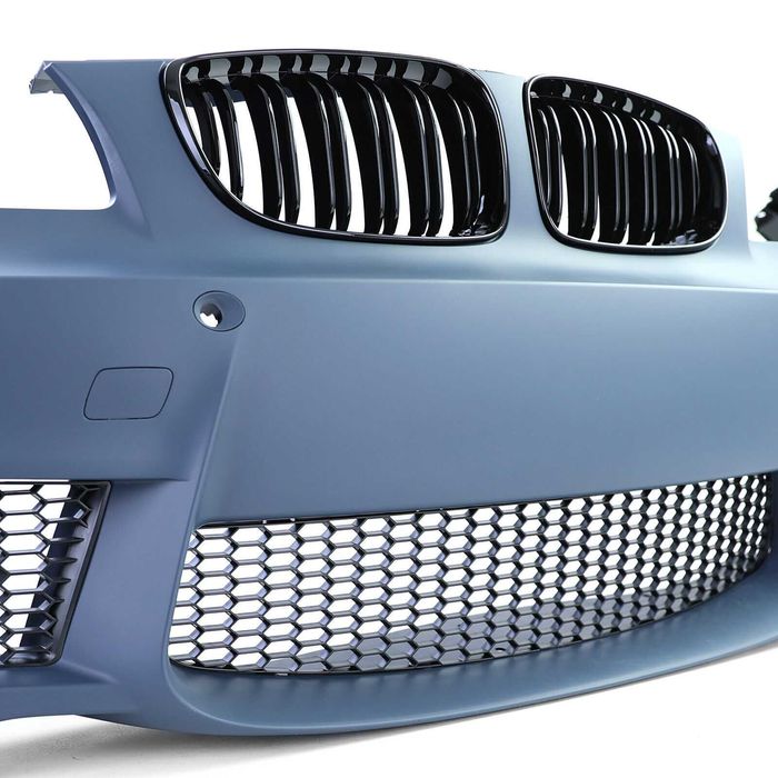 Para-choque para BMW Série 1 E81 E82 E87 E88 M M1 1M PDC + lava-faróis