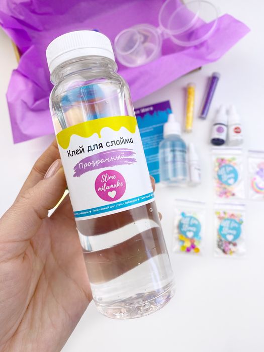 Набір зроби слайм Clear box