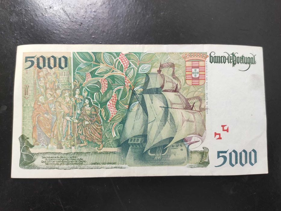Nota 5000$ Vasco da Gama 1998