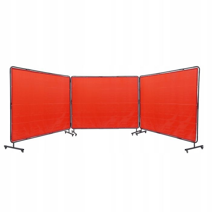 Ekran spawalniczy VEVOR 3-PANELOWY 6X8FT ognioodporny