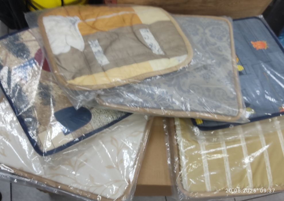 Набор Тёплая накладка на табурет табуретку подстилка 100% шерсть bayer