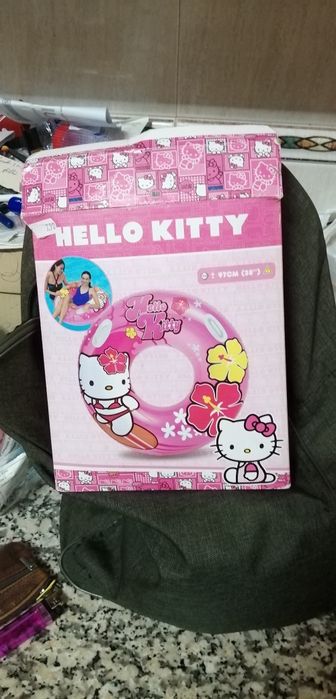 Bóia Hello Kitty redonda nova