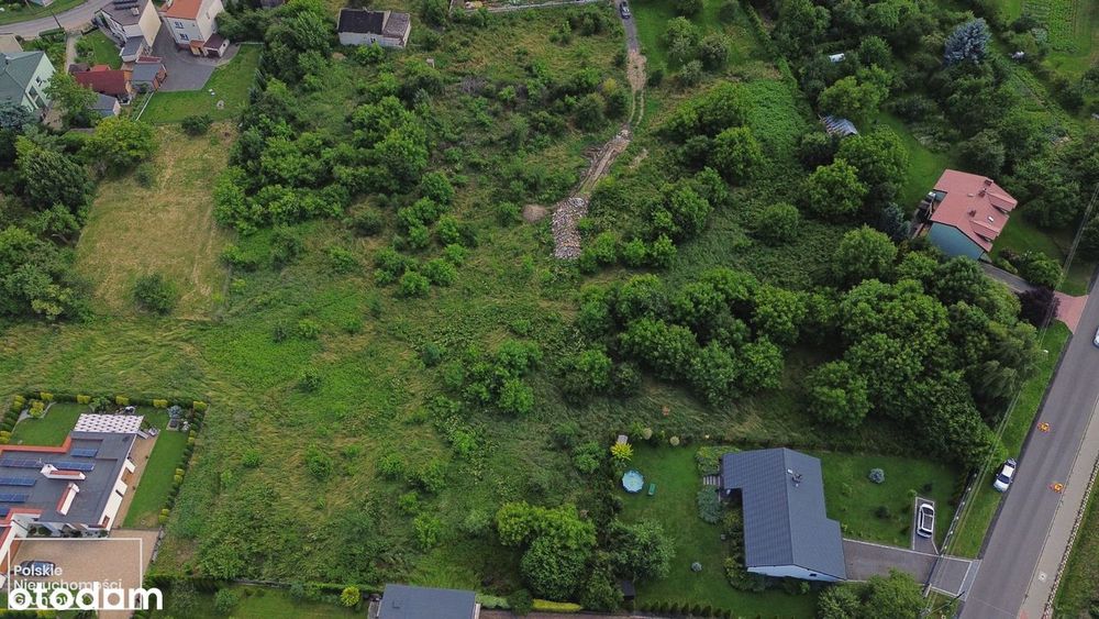 Działka Budowlana w Sarnowie 2031 m² asfalt + media Jedyna taka