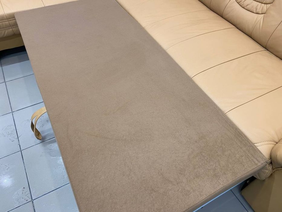 Кожаный, шкіряний кутовий-диван зі спальним місцем ( 020101 )