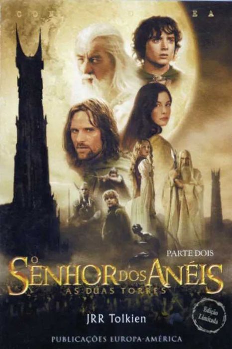 Senhor dos Anéis II As Duas Torres ed. Limitada Tolkien Colecionadores