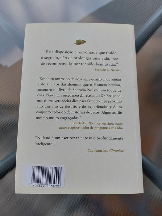 Livro a arte de envelhecer.