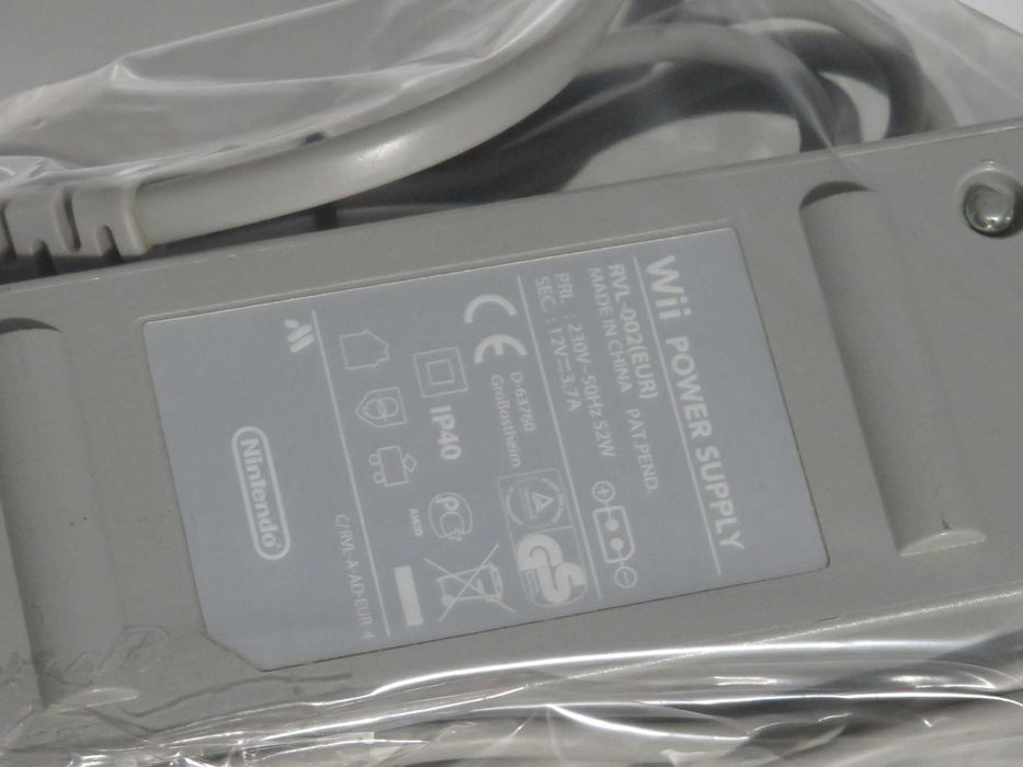 Carregador/ Fonte de energia Oficial Nintendo Wii