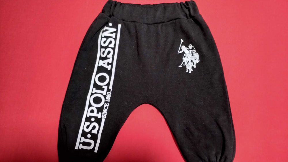 Спортивный костюм, 6-9м, черный,  karl lagerfeld, Polo Assn. Турция