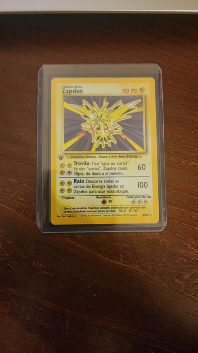 Zapdos 1 edicao .